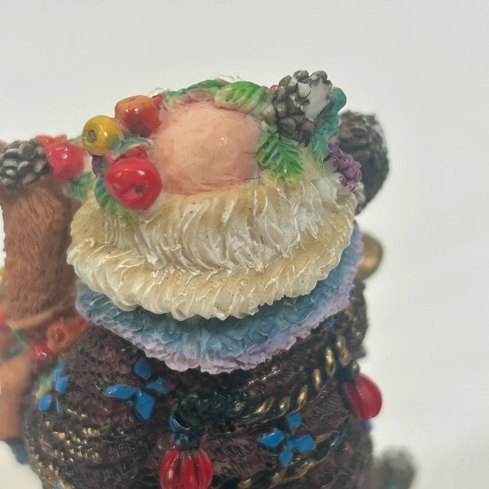 Vintage Crinkle Claus‎ 1997 Possible Dreams Noah Santa Deer Belsnickel German